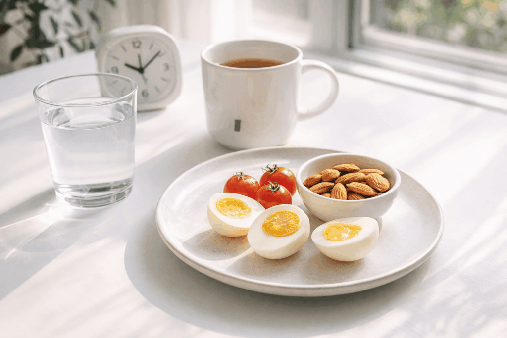 다이어트 실패 이유를 개선하고 식습관이 안정된 일상 변화 모습
